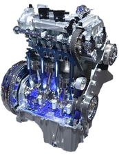 Schnittmodell eines Motors Schnittmodell eines Motors